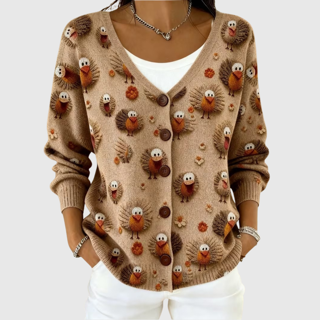 Cardigan con Bottoni Confortevole