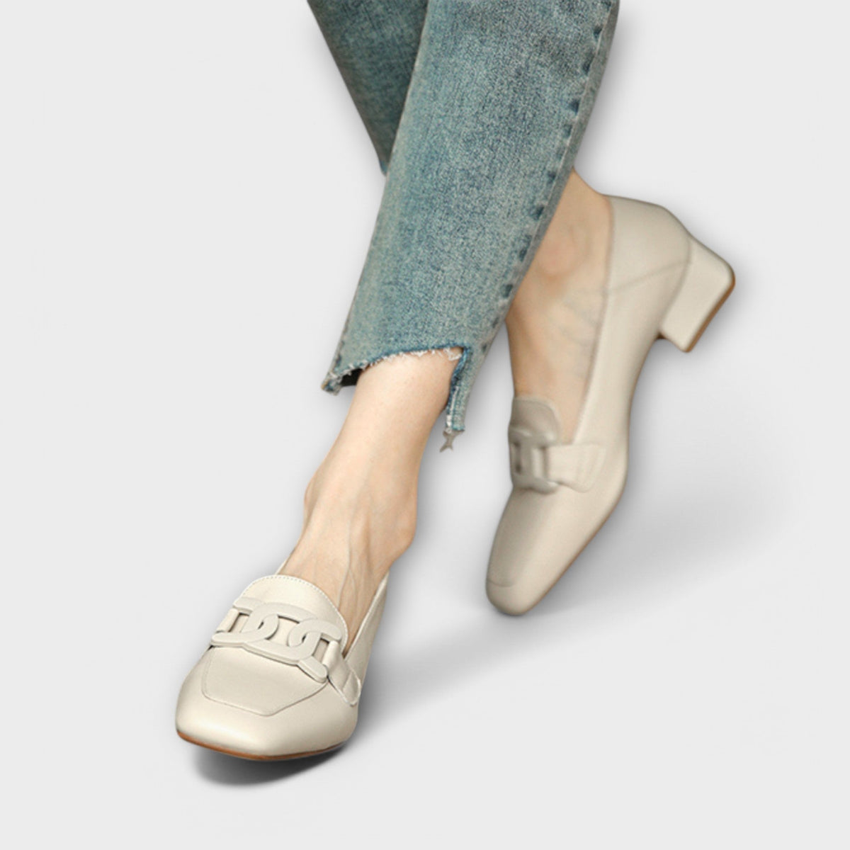 Monika™ | Mocassini eleganti con tacco