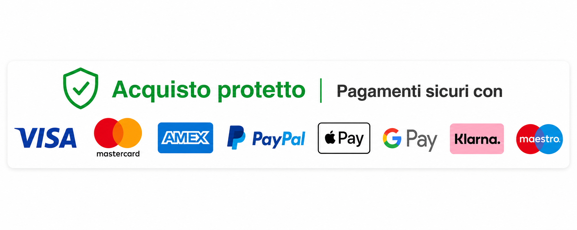 Pagamenti sicuri