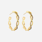 Julenissa | Orecchini Onda in Oro 18K