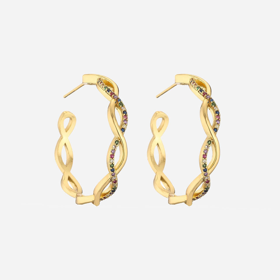 Julenissa | Orecchini Onda in Oro 18K