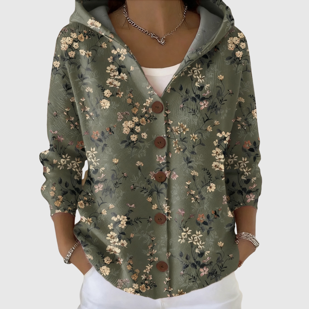Cardigan Comfort con cappuccio in maglia