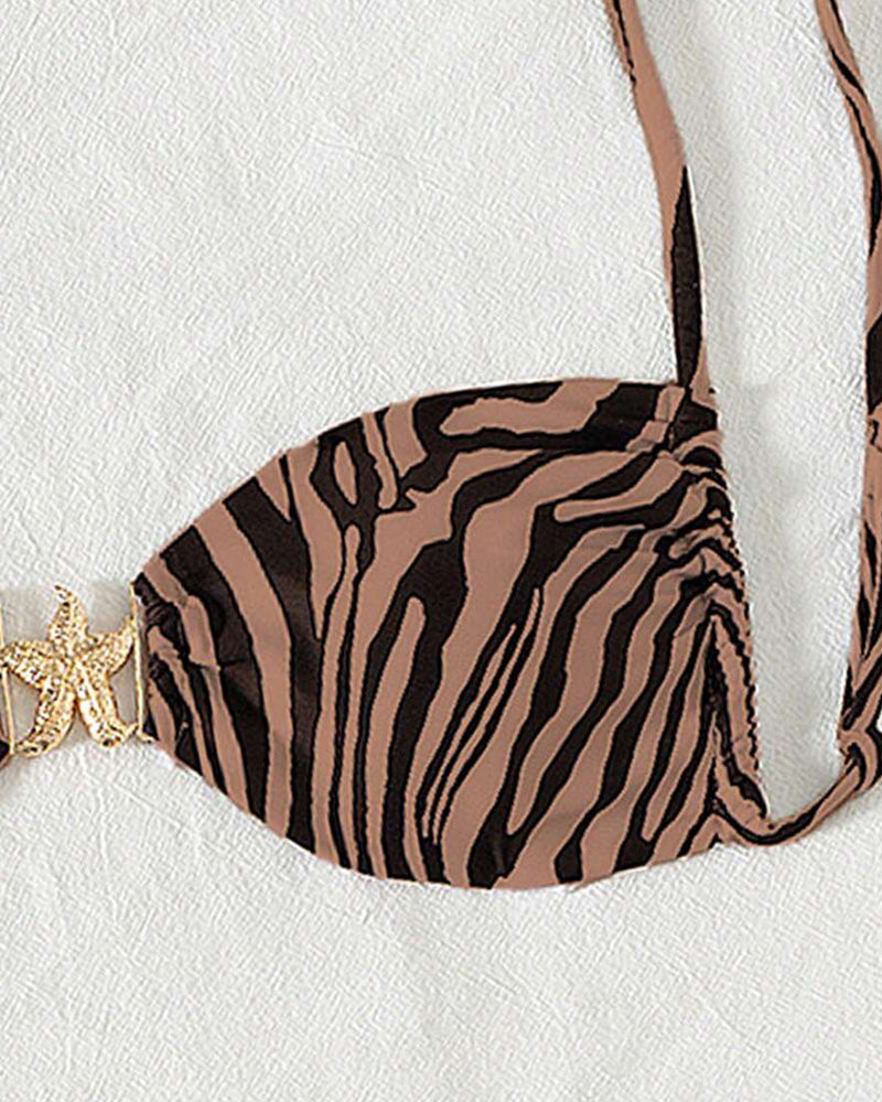 Bikini Stampato Zebra Sexy Legato