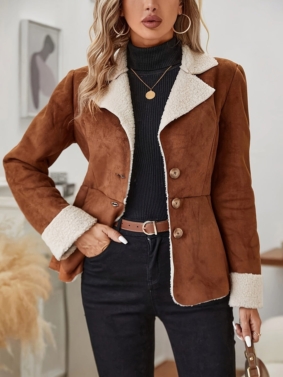 Isabella™ Giacca in Pelliccia Sintetica da Donna