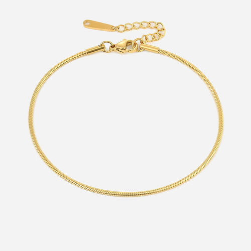 Alessia™- Braccialetto da caviglia Eleganza Dorata in oro 18 carati