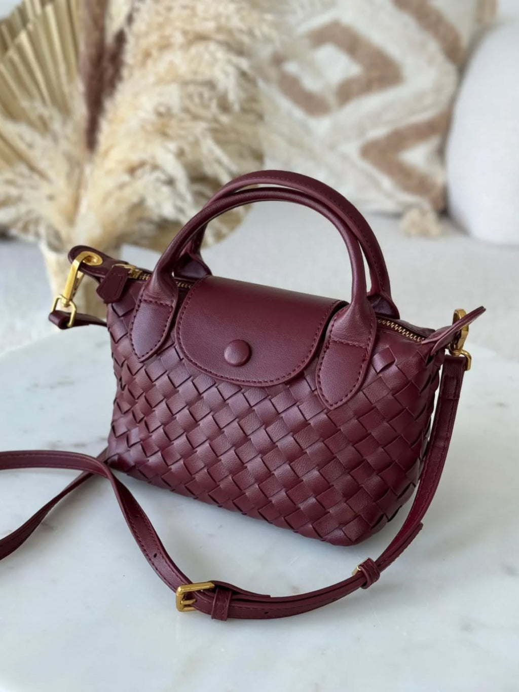 Elise | Borsa Convertibile Piccola Intrecciata