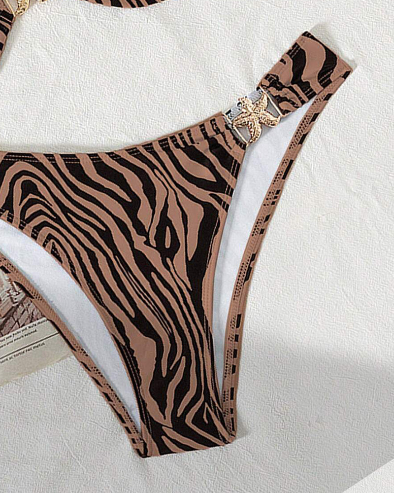 Bikini Stampato Zebra Sexy Legato