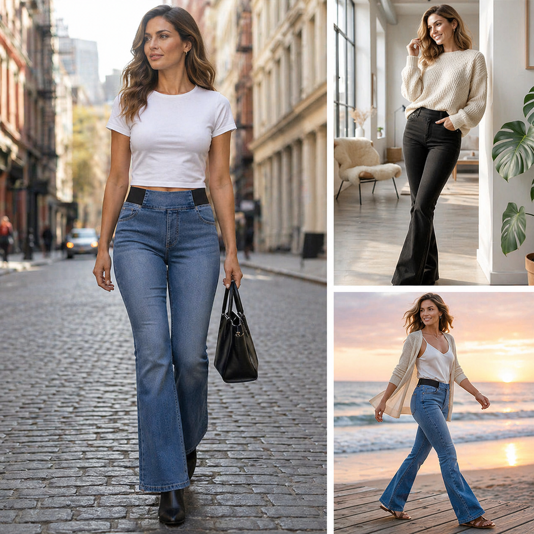 Ada - Jeans Vita Alta Eleganti e Modellanti