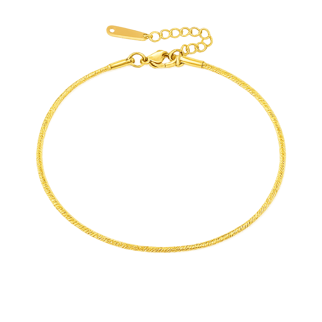 Alessia™- Braccialetto da caviglia Eleganza Dorata in oro 18 carati