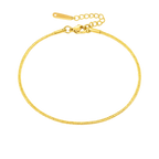Alessia™- Braccialetto da caviglia Eleganza Dorata in oro 18 carati