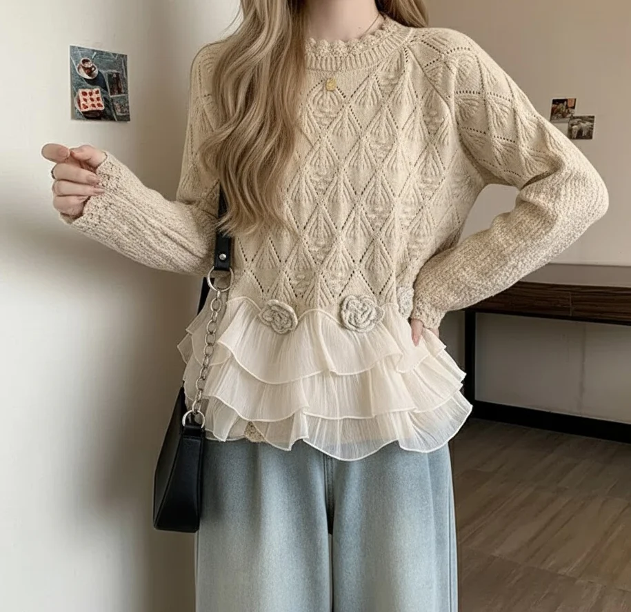 Melinda | Cardigan con Volant