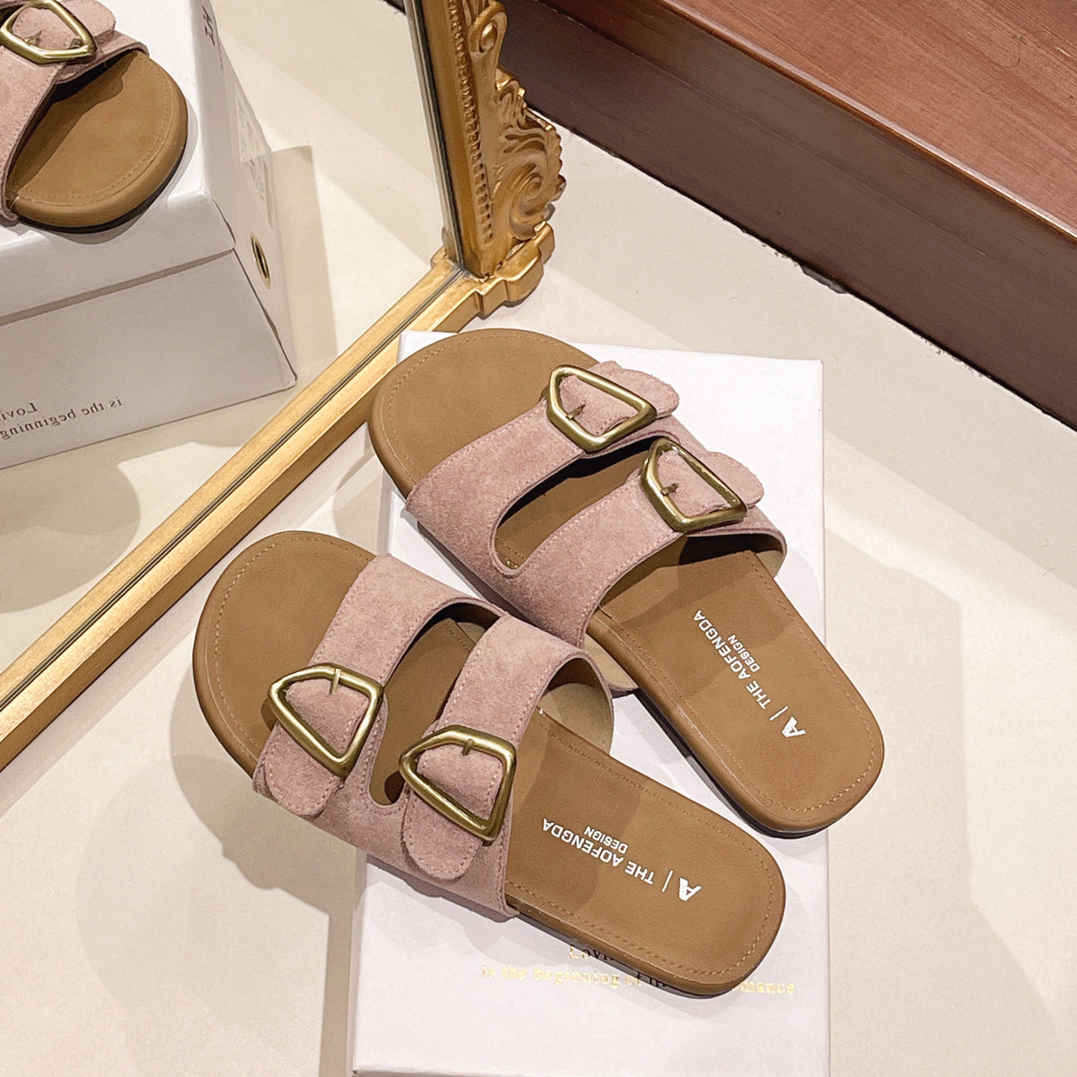 Aurea™- Sandali Comfort con Doppia Fibbia
