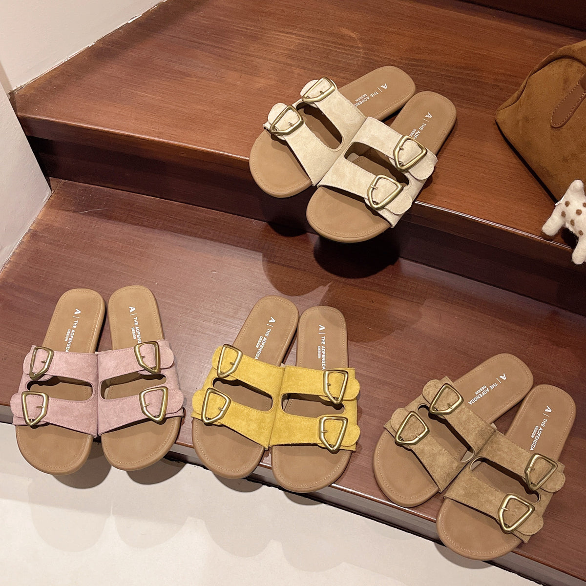 Aurea™- Sandali Comfort con Doppia Fibbia