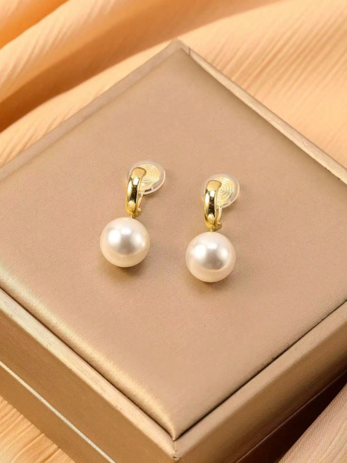 Orecchini a clip in perla