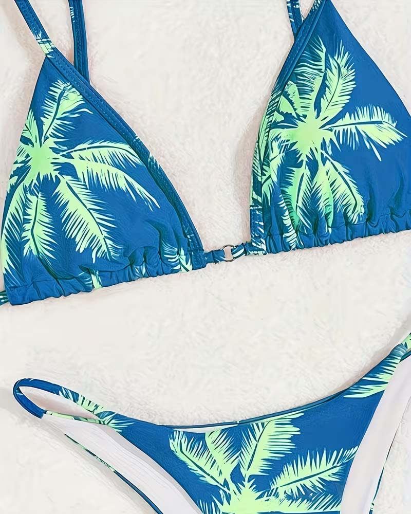 Bikini Spalline Sottile Vita Bassa