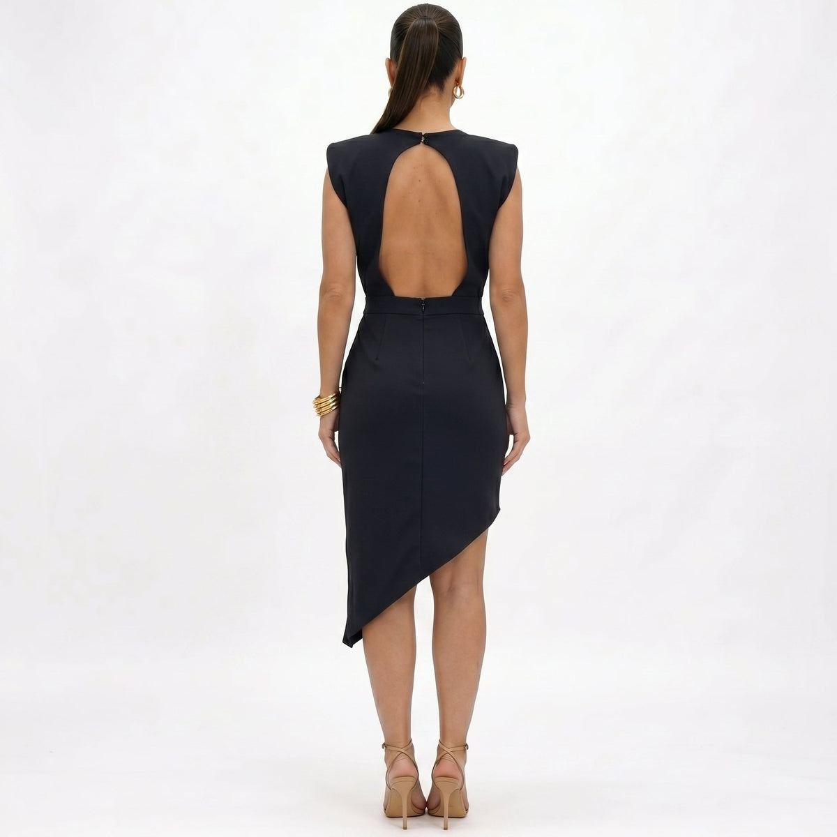 Bianca™ – Abito Elegante Asimmetrico