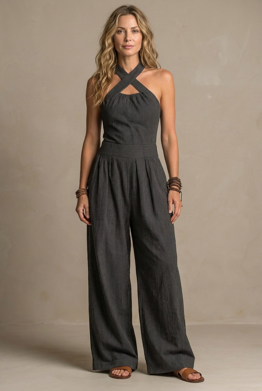 Ariana | Mono Elegante Scollo Incrociato